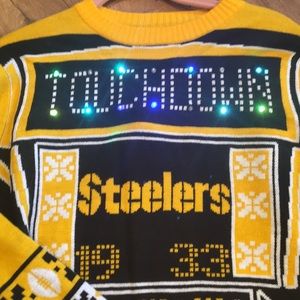 Pittsburgh Steeler Light up Sweater